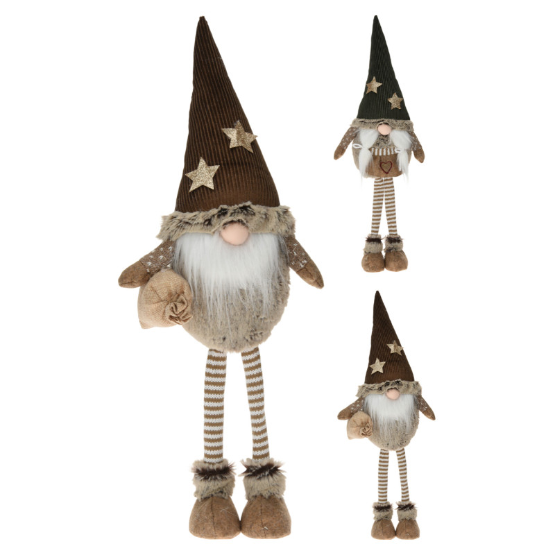 Gnome with Long Cap with Gold Stars Standing (Gonk) 50CM