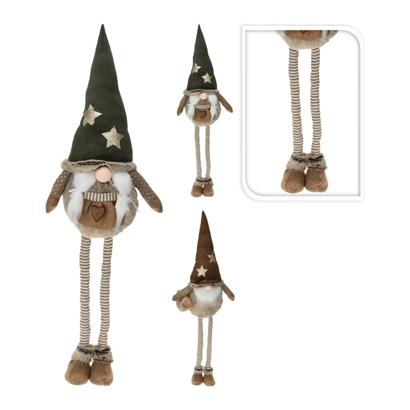 Gnome with Telescope Legs, Long Cap with Gold Stars (Gonk)