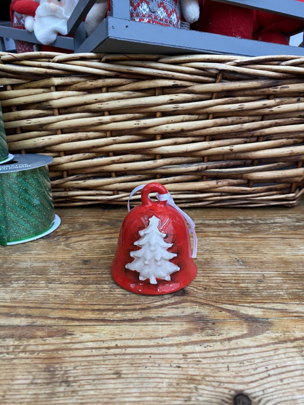 Christmas Red Bell - Tree Decoration photo