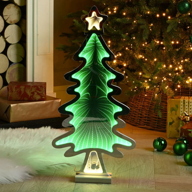 Festive 60CM CHRISTMAS TREE INFINITY LIGHT