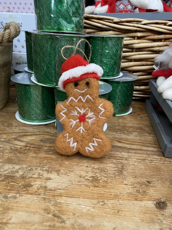 Gingerbread hanging decoration photo