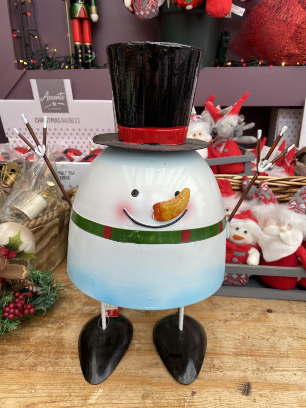 Christmas bobbin' snowman - Large photo