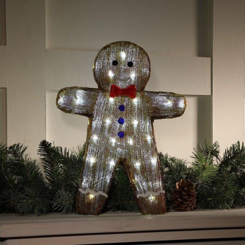 40CM ACRYLIC MR GINGERBREAD- Prices Coming Soon
