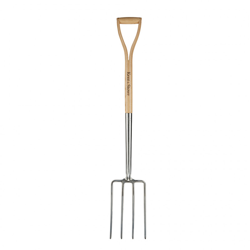 Kent and Stowe Stainless Steel Digging Fork