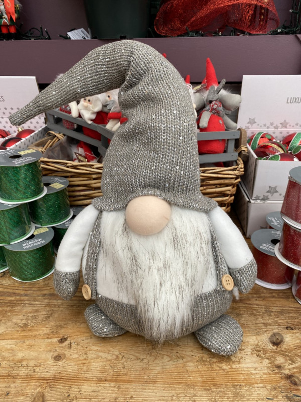 Grey Santa Gonk Doorstop photo