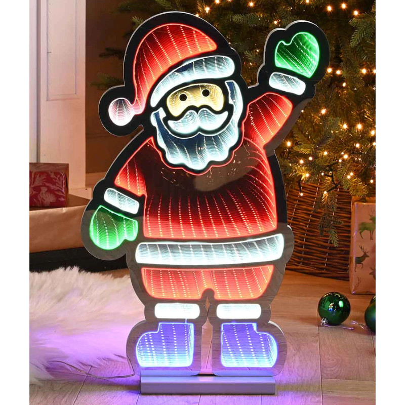 Festive 56CM Santa Infinity Light
