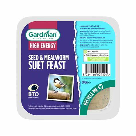 Gardman Seed and Insect Suet Feast