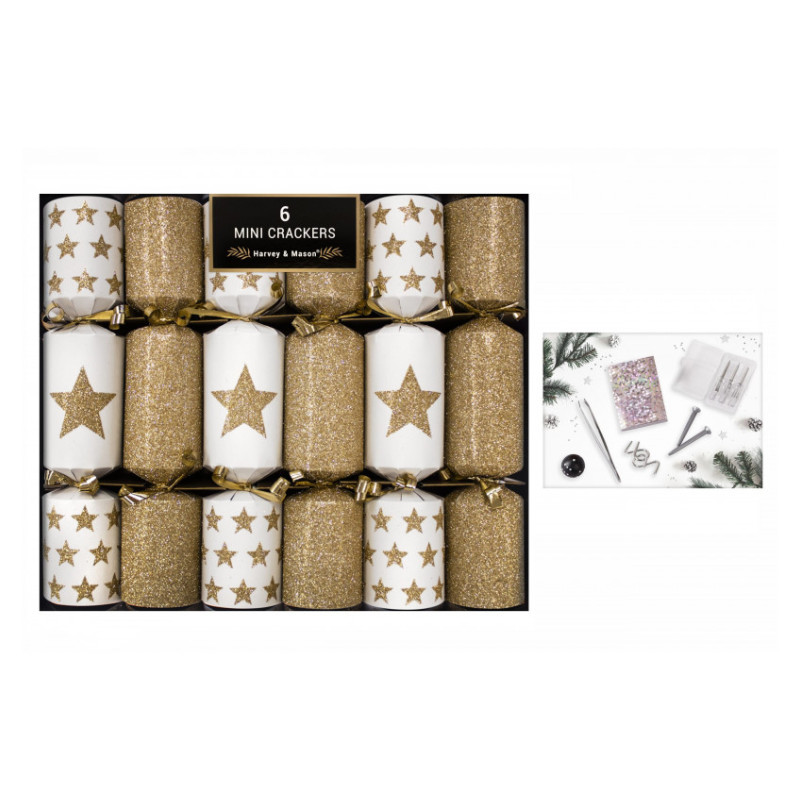 6 X 8.5 MINI GOLD STAR CRACKERs photo