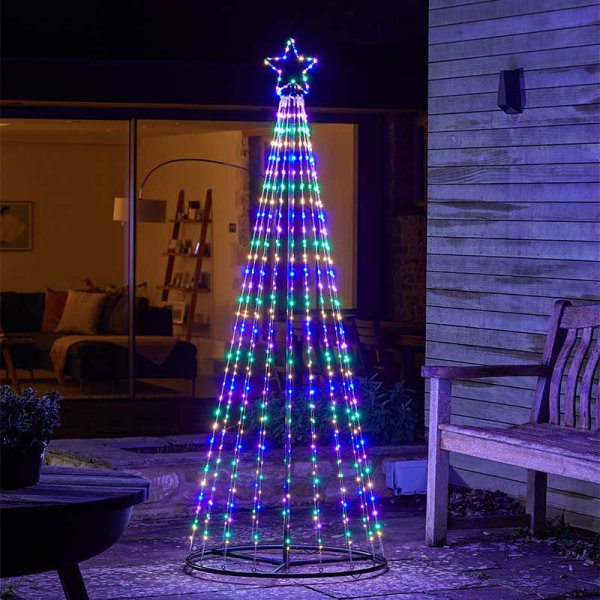 1.8m TwinkleTree - Multi Coloured