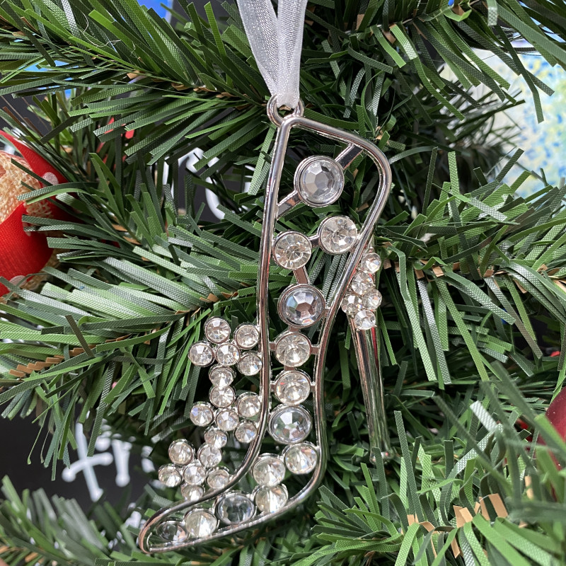 Christmas Gem Shoe Tree Decoration photo