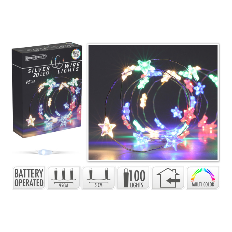 Koopman International  40 Multicoloured LEDS- Prices Coming Soon