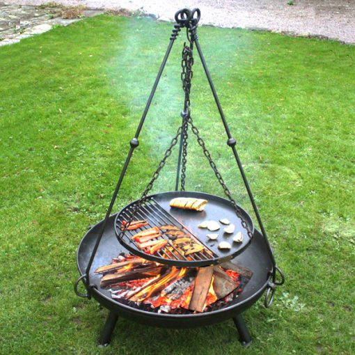  Fire Pit- Tripod Cooking Rack 60-70cm Bowls