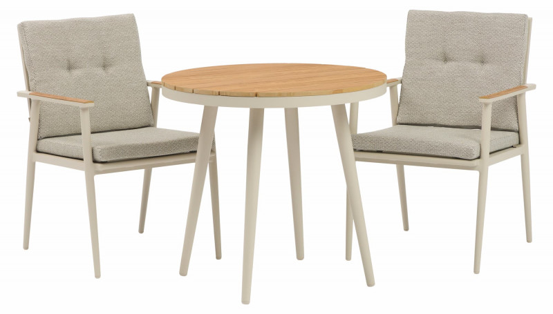 Wisley 80cm Round Bistro Set- Mocha photo