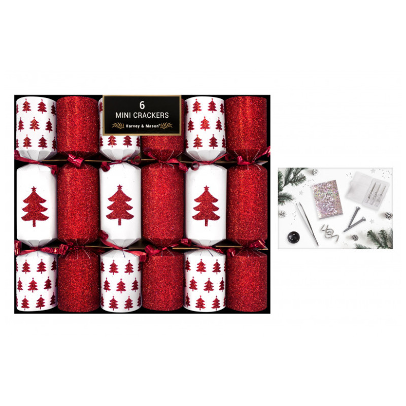 6 X 8.5 MINI RED TREE CRACKERS photo