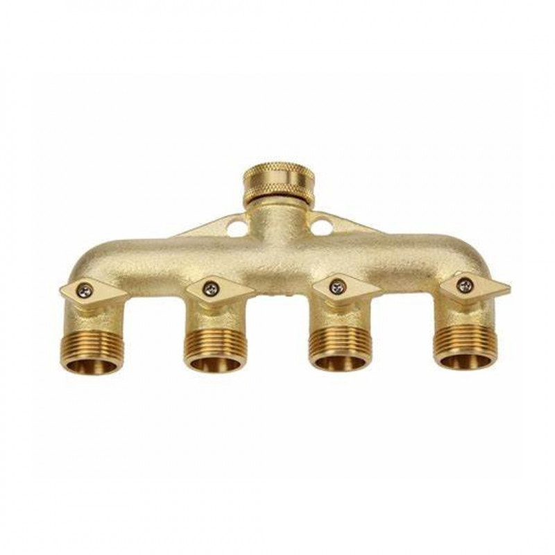 4 Way Brass Manifold DW403