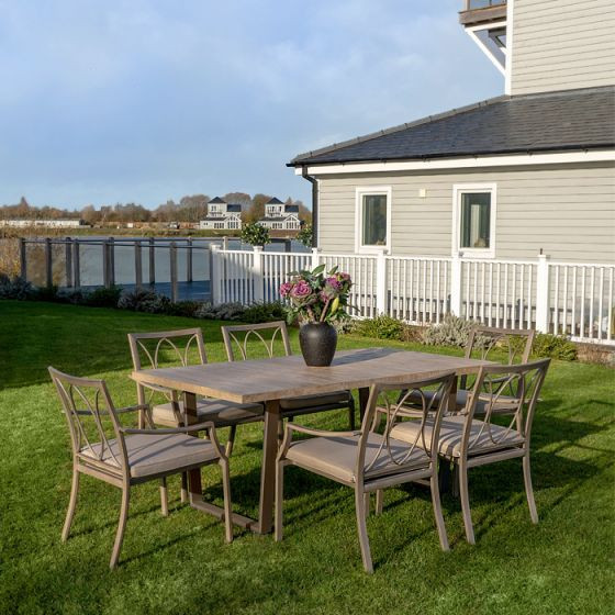 Bramblecrest Dovedale Rectangular Dining Set – 6 Seater photo