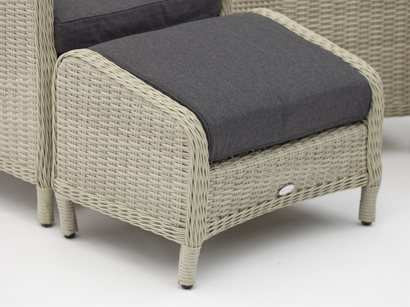 Chedworth Recliner Set, 2 Footstools & Coffee Table Dove Grey photo