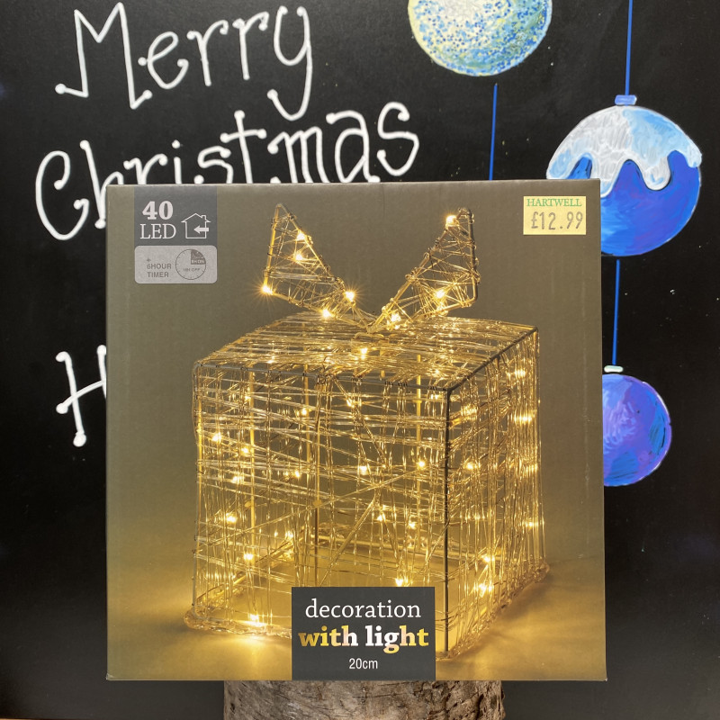 Christmas Present Warm White Light photo