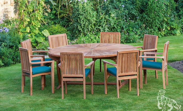 8 Seater Sunburst Table Set - SOLD OUT photo