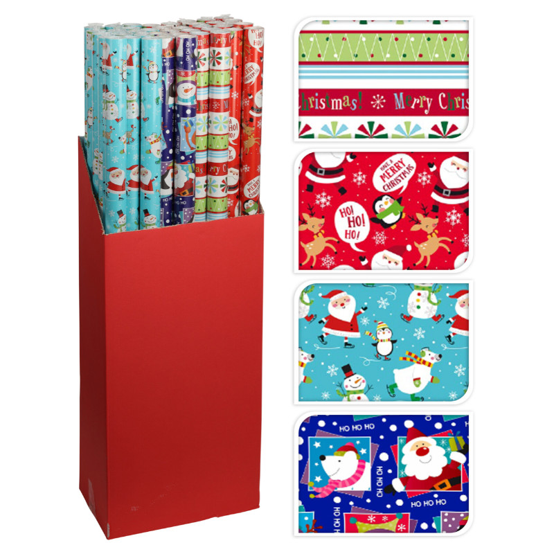 Koopman International  Wrapping Paper 100 x 500CM 4 ASS- Prices Coming Soon