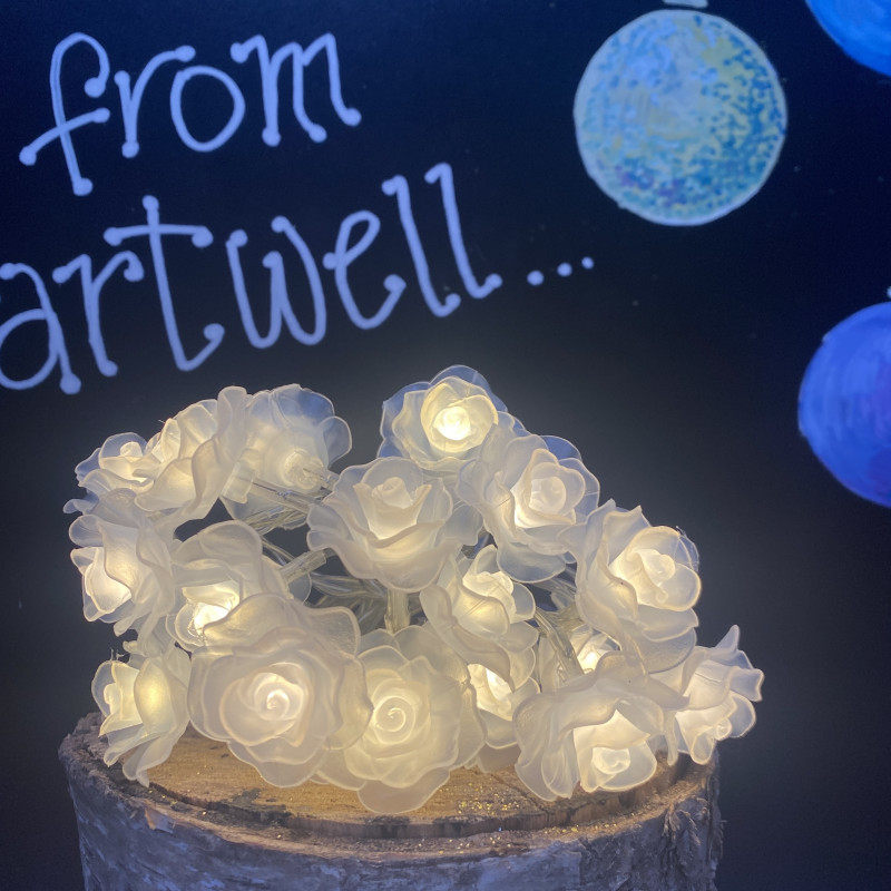 Christmas 20 LED Rose Lights photo