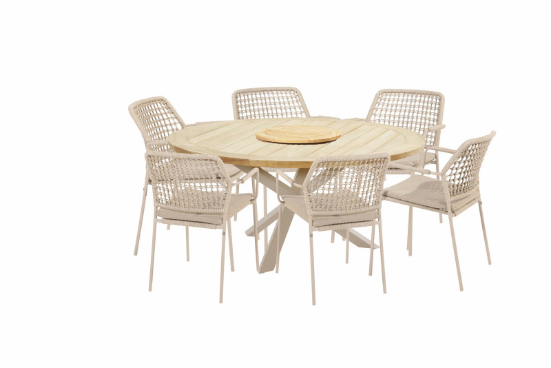 Barista 6 Seater Round Dining Table