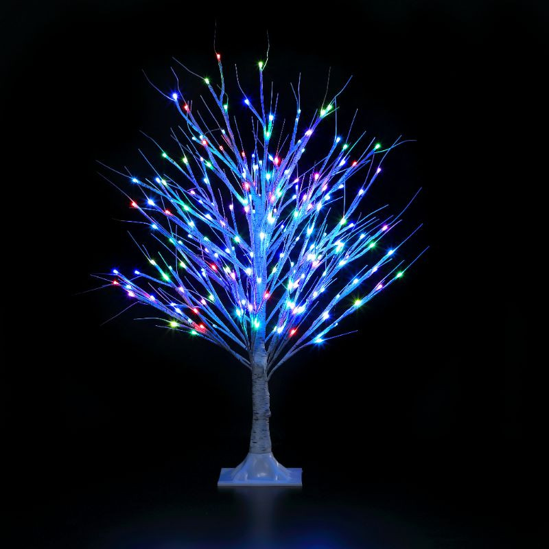 3 COLOUR CHANGEABLE TWIG TREE WITH REMOTE CONTROL