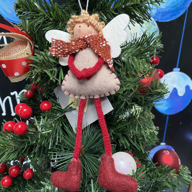 Christmas Fairy Tree Decoration- Cream photo