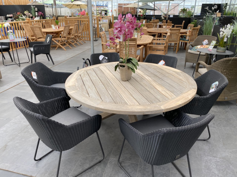 Avilia Round 6 Seater Louvre Set - Ex Display - SOLD OUT photo