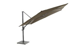 4 Seasons Outdoors Horizon Premium 3m Square Cantilever Parasol - Taupe