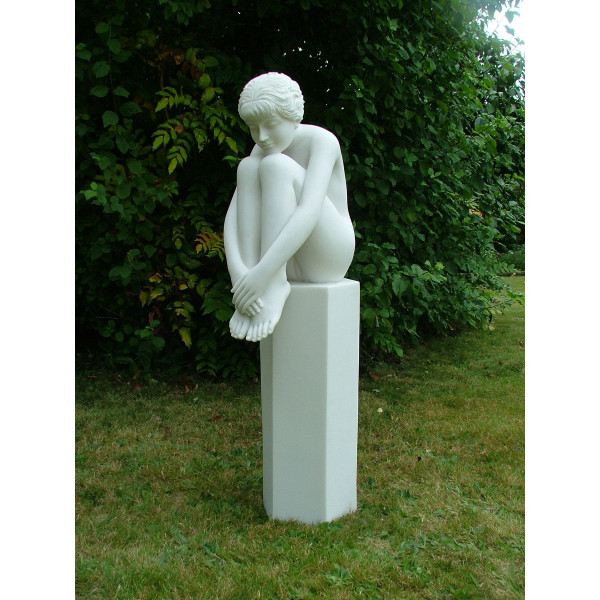 Enigma Statues XL Sophia on Column White