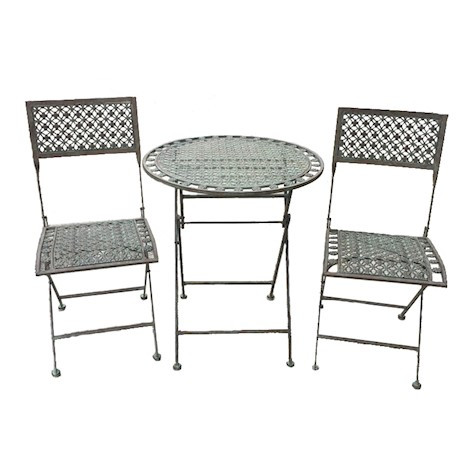 Marlborough Bistro Set- Antique Blue Rust photo