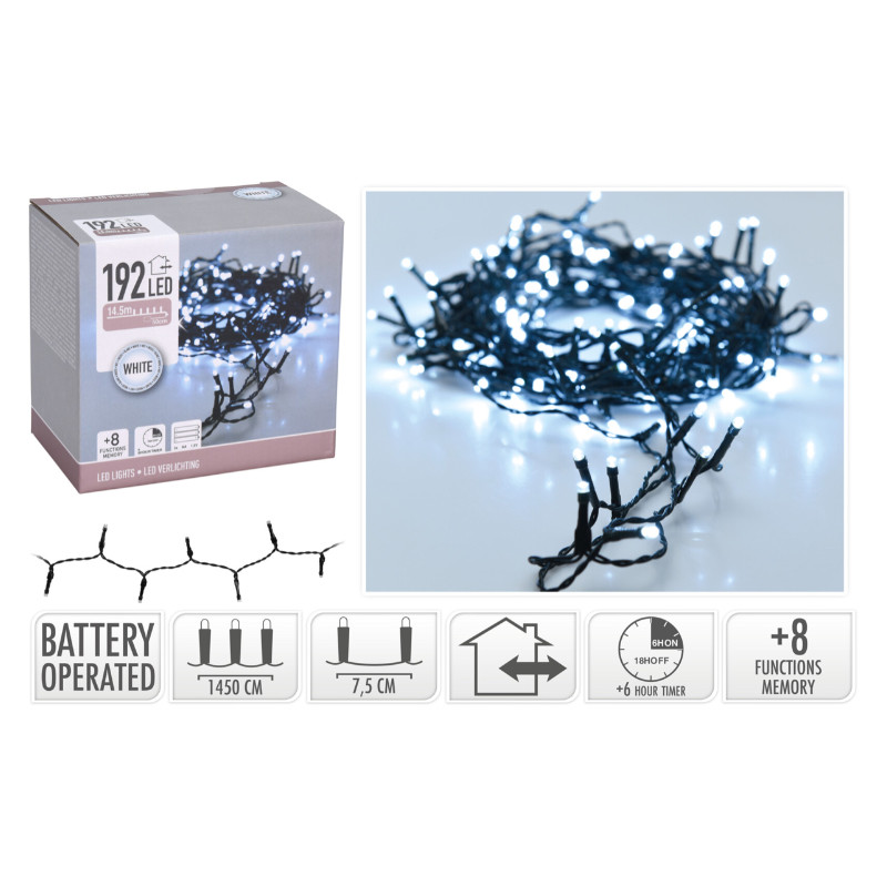 192 White LED Battery Operated- Prices Coming Soon photo
