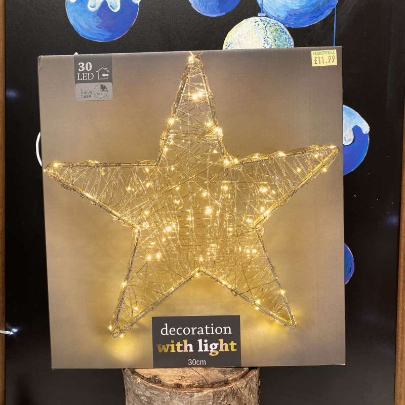 Christmas Star Light Decoration photo