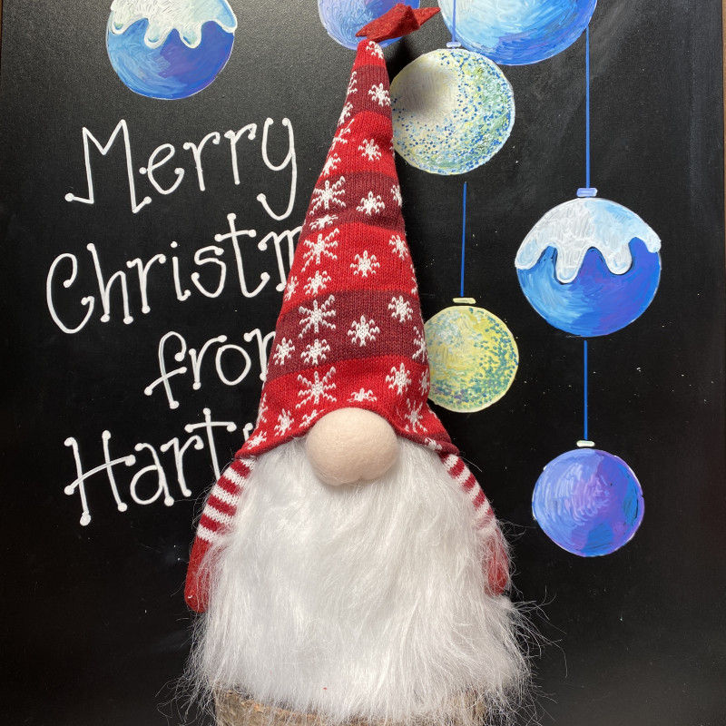 Christmas Light up Gonk Red- Medium photo