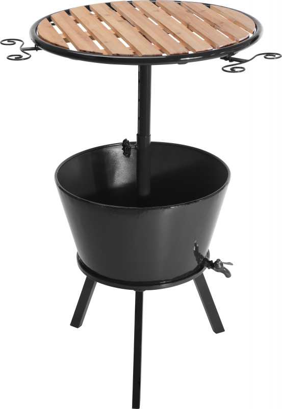 Bar Table with Cooler Ice Bucket photo