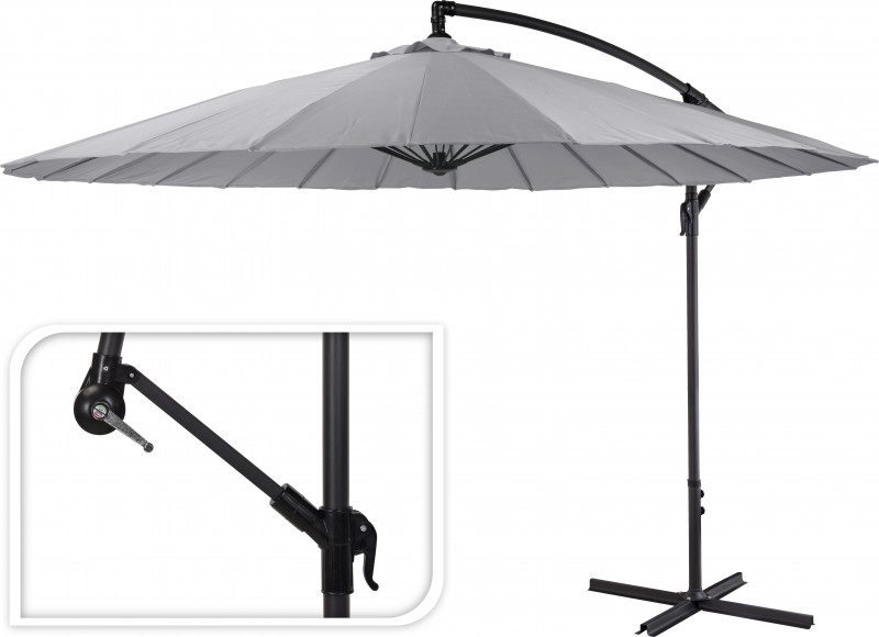 Umbrella Banana Shanghai - Light Grey including 4 bases photo