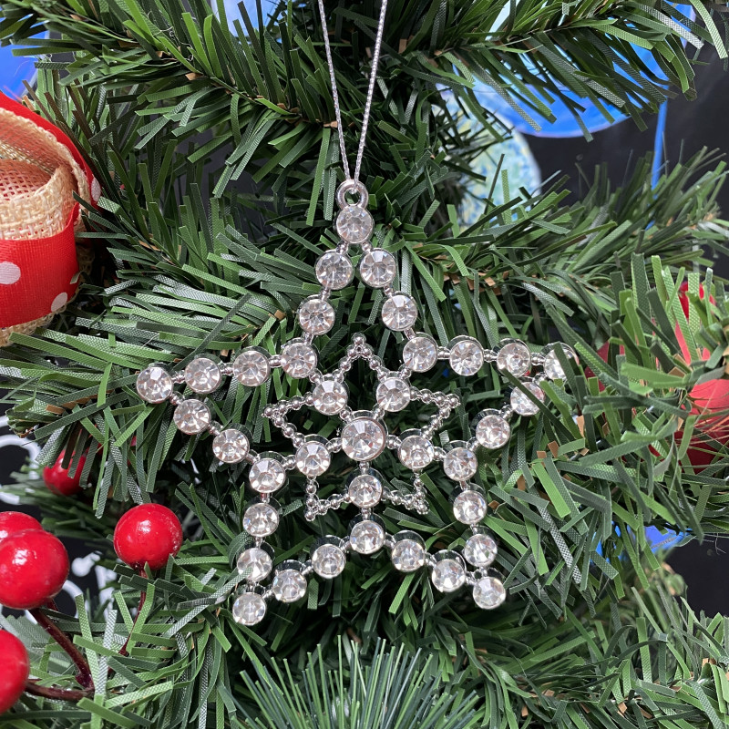 Christmas Gem Star Tree Decoration photo