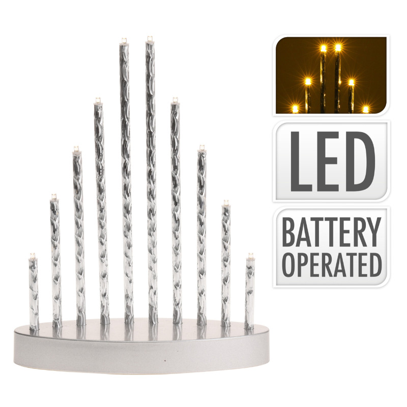Lamp With Pipelights 10 Warm White LEDS photo