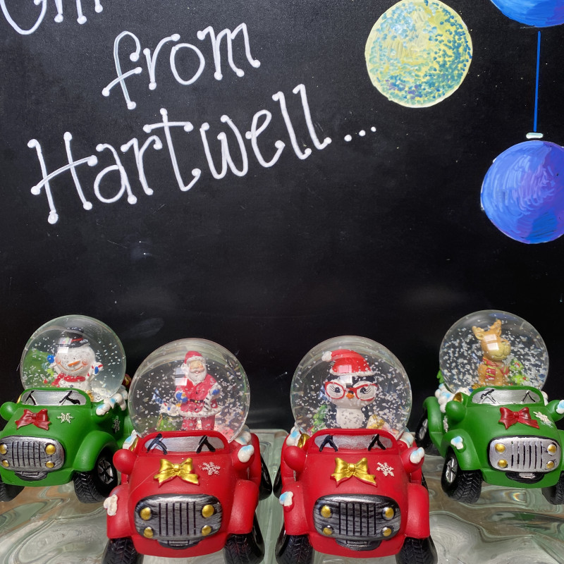 Christmas Car Colour Changing Waterglobe photo