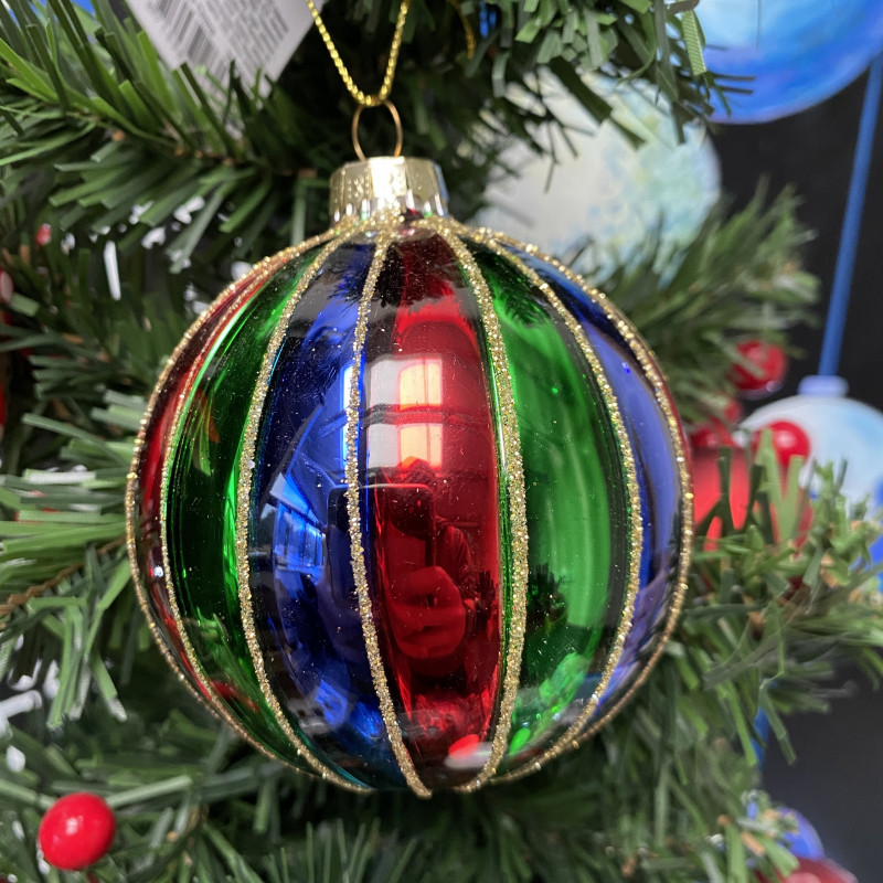 Christmas Multicoloured Ball Tree Decoration photo