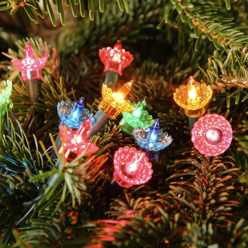 80 MULTICOLOUR LED PICKWICK STRING LIGHT
