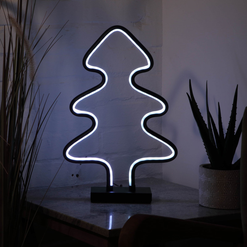 Leisuregrow 45CM DIGITAL NEON BLACK METAL TREE - REMOTE CONTROL