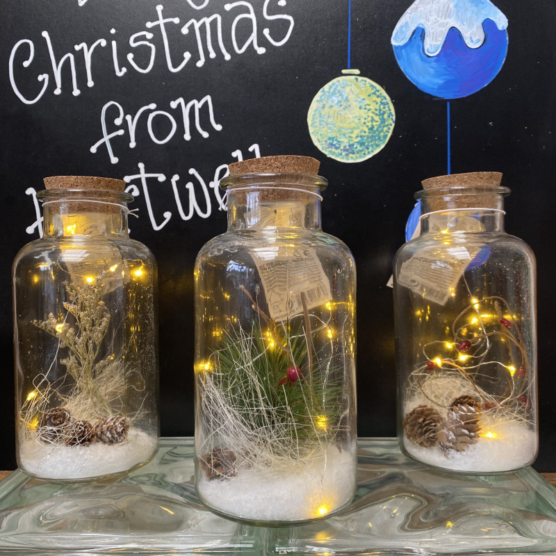 Christmas Glass Bottle Light Decoration Large photo