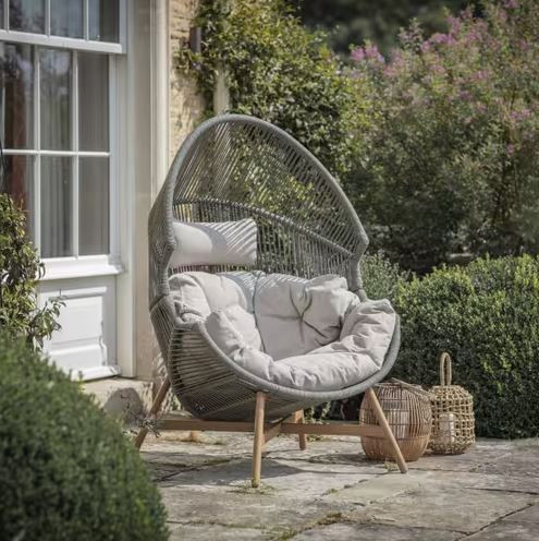 Bramblecrest Helsinki Cocoon Chair - Fern Green