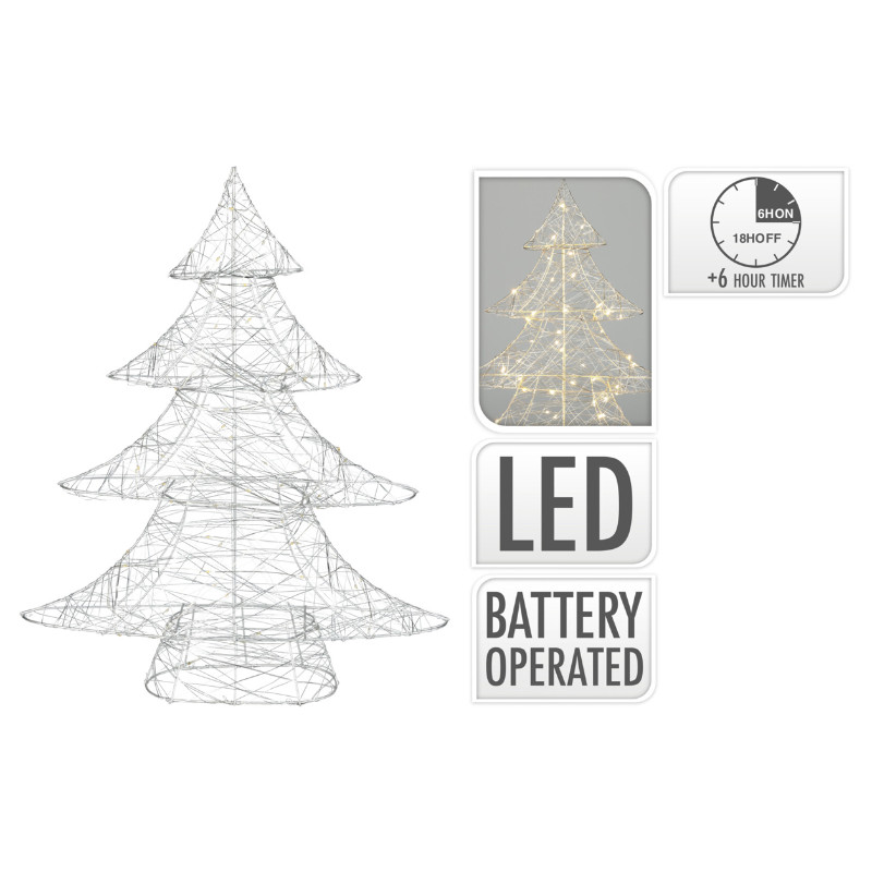 Koopman International  Xmas Tree 60 Micro Warm White LEDS 50x60CM- Prices Coming Soon