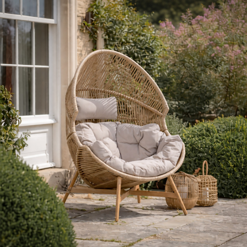 Bramblecrest Helsinki Cocoon Chair - Mocha