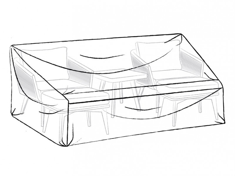 2 Sofa Chairs with Footstools & Coffee Table Set Cover photo