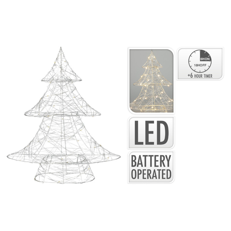 Xmas Tree 30 Micro Warm White LEDS 40x40CM- Prices Coming Soon photo