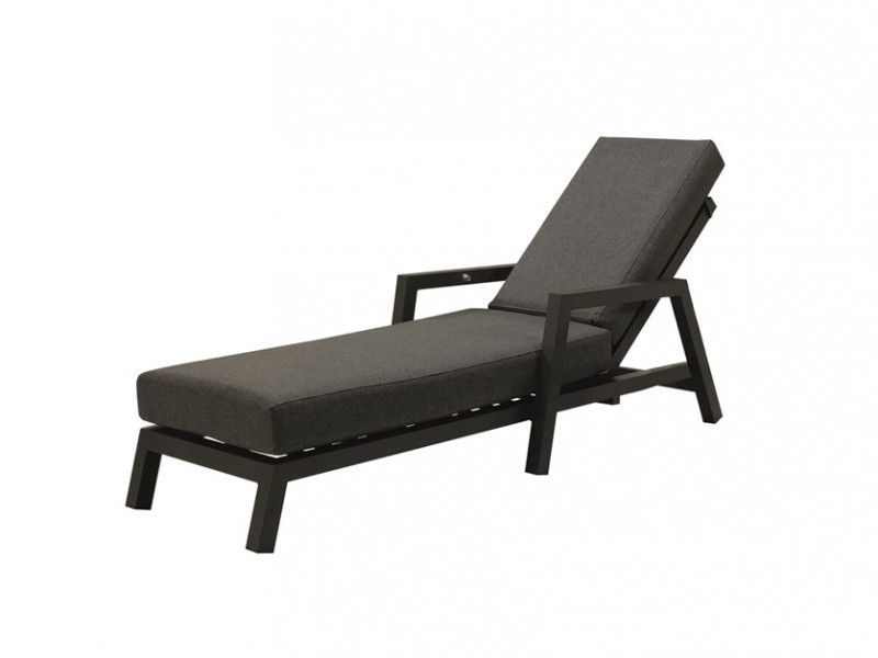 La Rochelle Sun Lounger Slate Grey photo